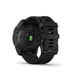 Garmin fenix 7X Sapphire Solar Titanium Carbon Gray DLC with Black - Image 3