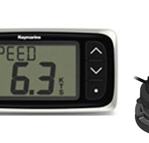 E70140 Raymarine i40 Speed Display with P371 Through Hull Speed and Temperature Transducer