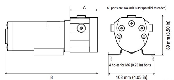 Hydraulic-Pumps-Dimensions