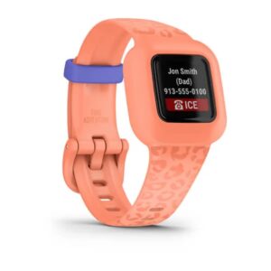 Garmin vívofit jr. 3 – Peach Leopard - Image 3