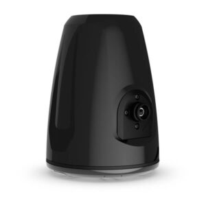 Fusion-XS series marine wake tower speakers-sports Black-garmin
