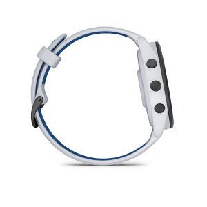 Forerunner 265 Whitestone with Tidal Blue - Image 6