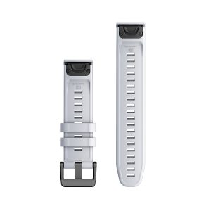 QuickFit 22 Silicone Band Whitestone