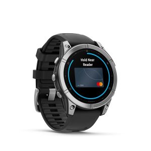 Garmin fenix E 47mm Silver with Black - Image 3