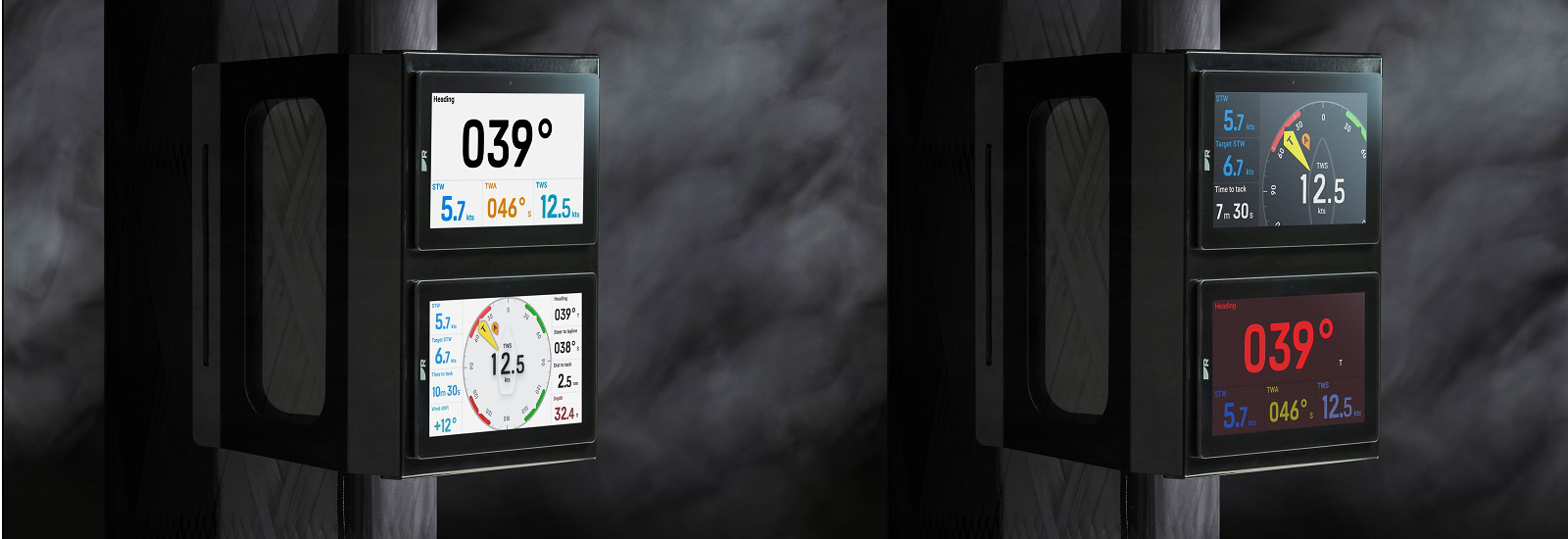 Alpha Displays Bracket-Mounted on Mast Raymarine Alpha 7" Performance Display