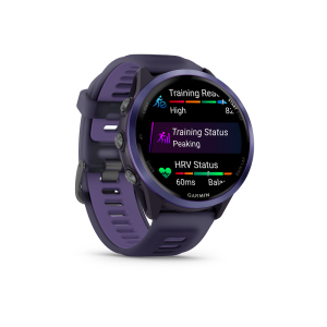 Forerunner® 570 47mm Indigo Aluminum with Translucent Imperial Purple and Indigo