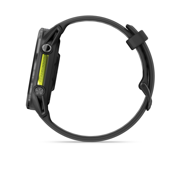 Forerunner® 970 Carbon Gray DLC Titanium with Black and Translucent Whitestone