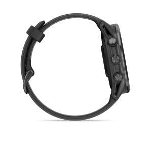 Forerunner® 970 Carbon Gray DLC Titanium with Black and Translucent Whitestone