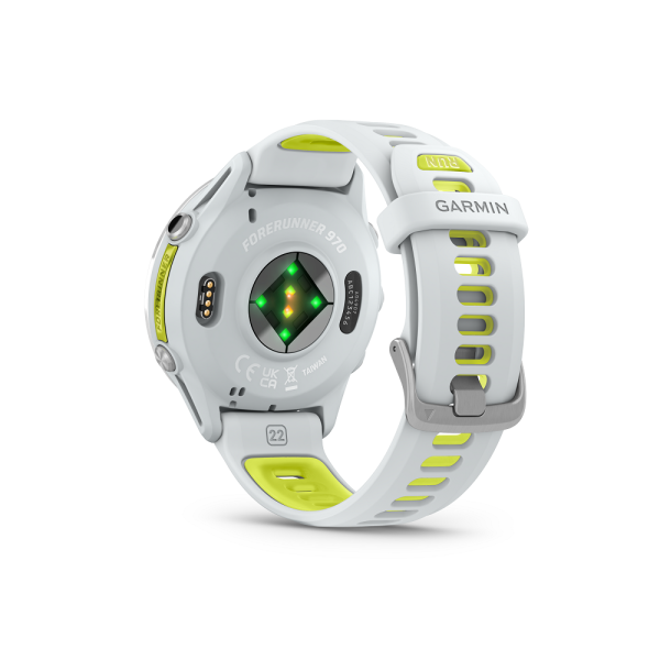 Forerunner® 970 Titanium with Whitestone and Translucent Amp Yellow