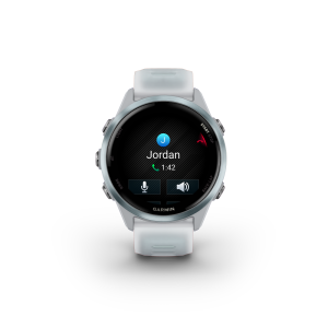 Forerunner® 570 42mm Cloud Blue Aluminum with Translucent Whitestone and Cloud Blue