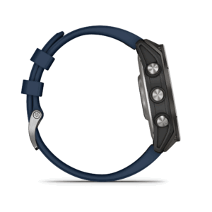 quatix® 8 47mm AMOLED Sapphire Titanium with Captain Blue