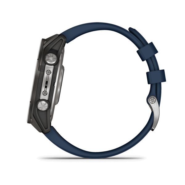quatix® 8 47mm AMOLED Sapphire Titanium with Captain Blue