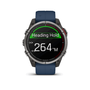 quatix® 8 47mm AMOLED Sapphire Titanium with Captain Blue