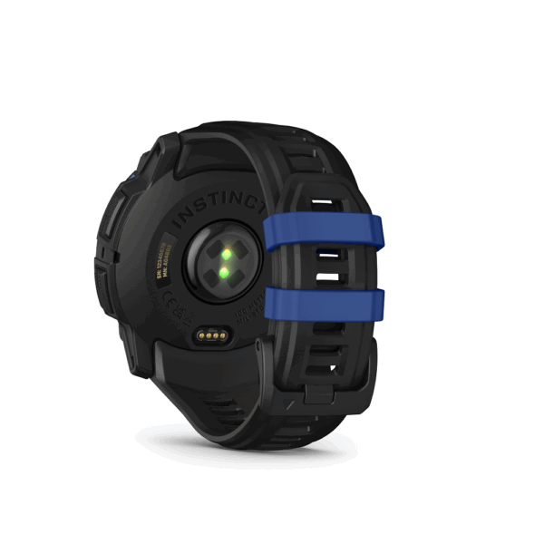 Instinct® 3 AMOLED 50mm Black with Black and Blue Limited Edition