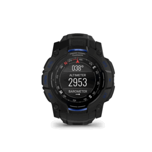 Instinct® 3 AMOLED 50mm Black with Black and Blue Limited Edition