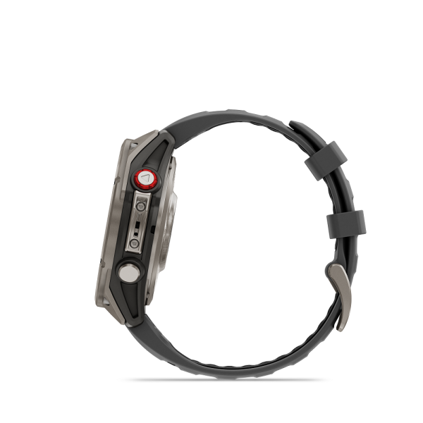 fēnix® 8 Pro 47mm AMOLED Sapphire Titanium with Graphite and Black