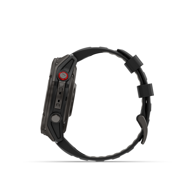fēnix® 8 Pro 51mm AMOLED Sapphire Titanium Carbon Gray DLC with Black and Pebble Gray