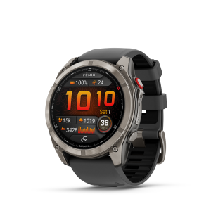 fēnix® 8 Pro 51mm AMOLED Sapphire Titanium with Graphite and Black