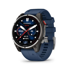 quatix® 8 Pro 47mm AMOLED Sapphire Titanium with Captain Blue - Image 1