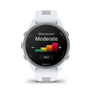 Forerunner® 170  Whitestone with Cloud Blue - Image 3