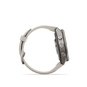 fēnix® 9 Pro inReach 43mm AMOLED Sapphire Titanium with Fog Gray and Dark Sandstone - Image 6